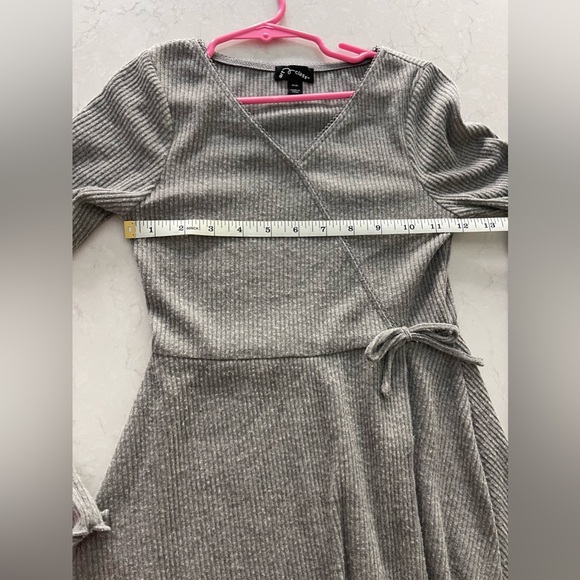 Art Class Girls Gray Long Sleeve Dress - Picture 3 of 9
